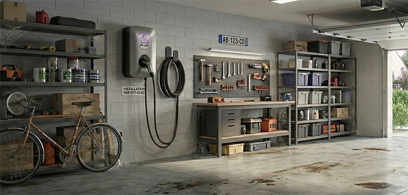 Installation borne de recharge 78 95