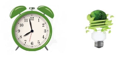 green light bulb et réveil vert 3